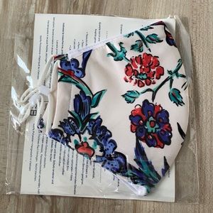 ❤️ Tory Burch Floral Printed Face Mask New💐